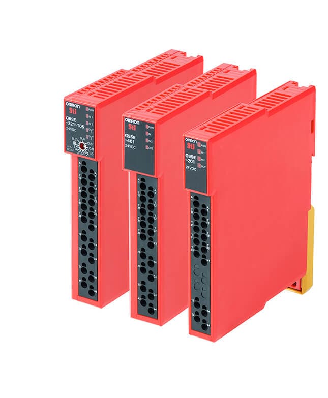 Omron G9SE (slim-format safety relay)